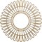 Ekena Millwork Cornelius Wood Fretwork Pierced Ceiling Medallion, Birch, 34"OD x 12 5/8"ID x 3/8"T CMWP34X0375CRBI - alternate 1